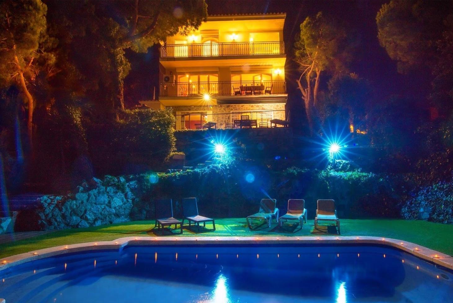Villa Con Piscina Privada Climatizada 29ºc Santa Susanna Buitenkant foto
