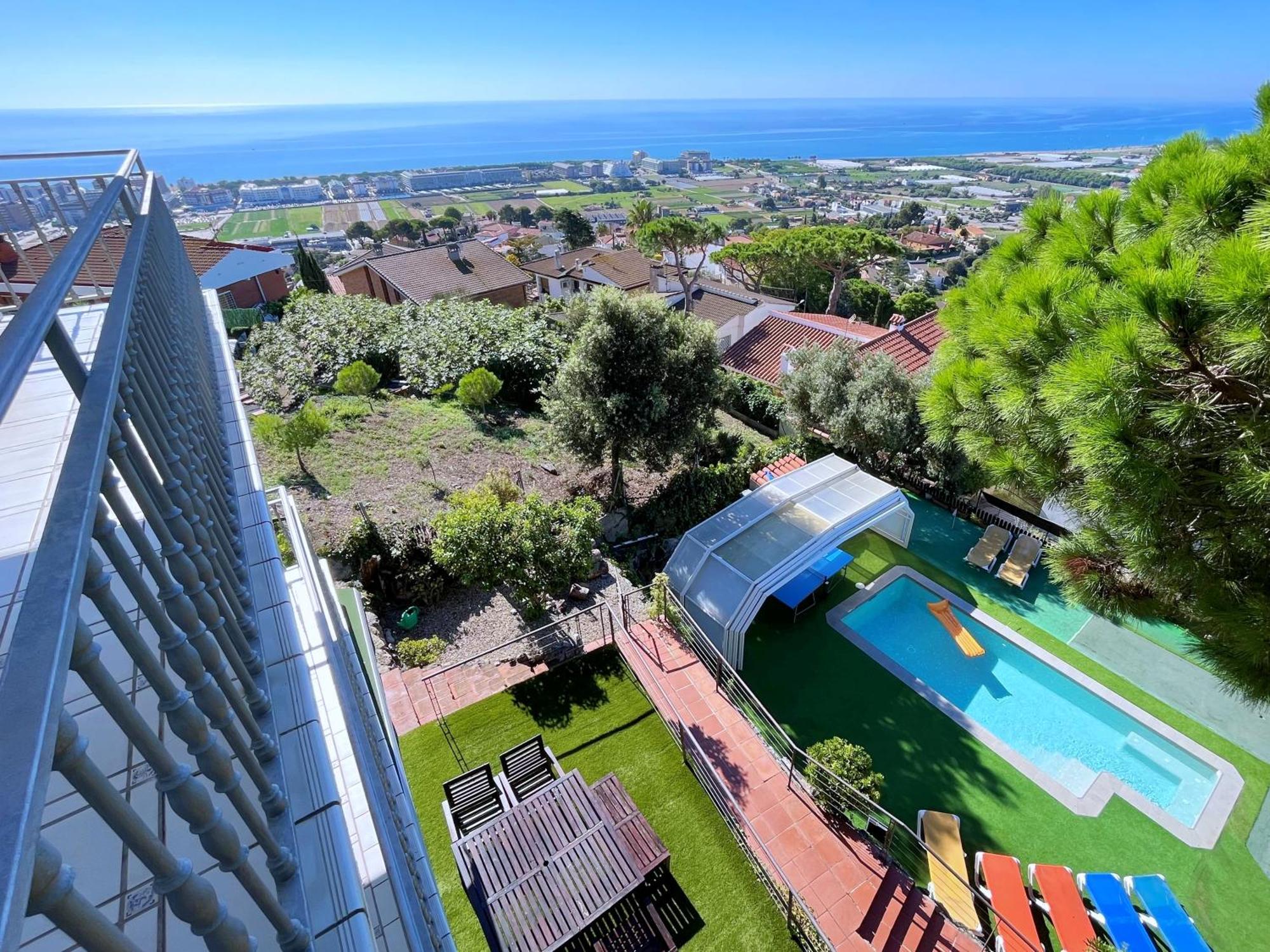 Villa Con Piscina Privada Climatizada 29ºc Santa Susanna Buitenkant foto