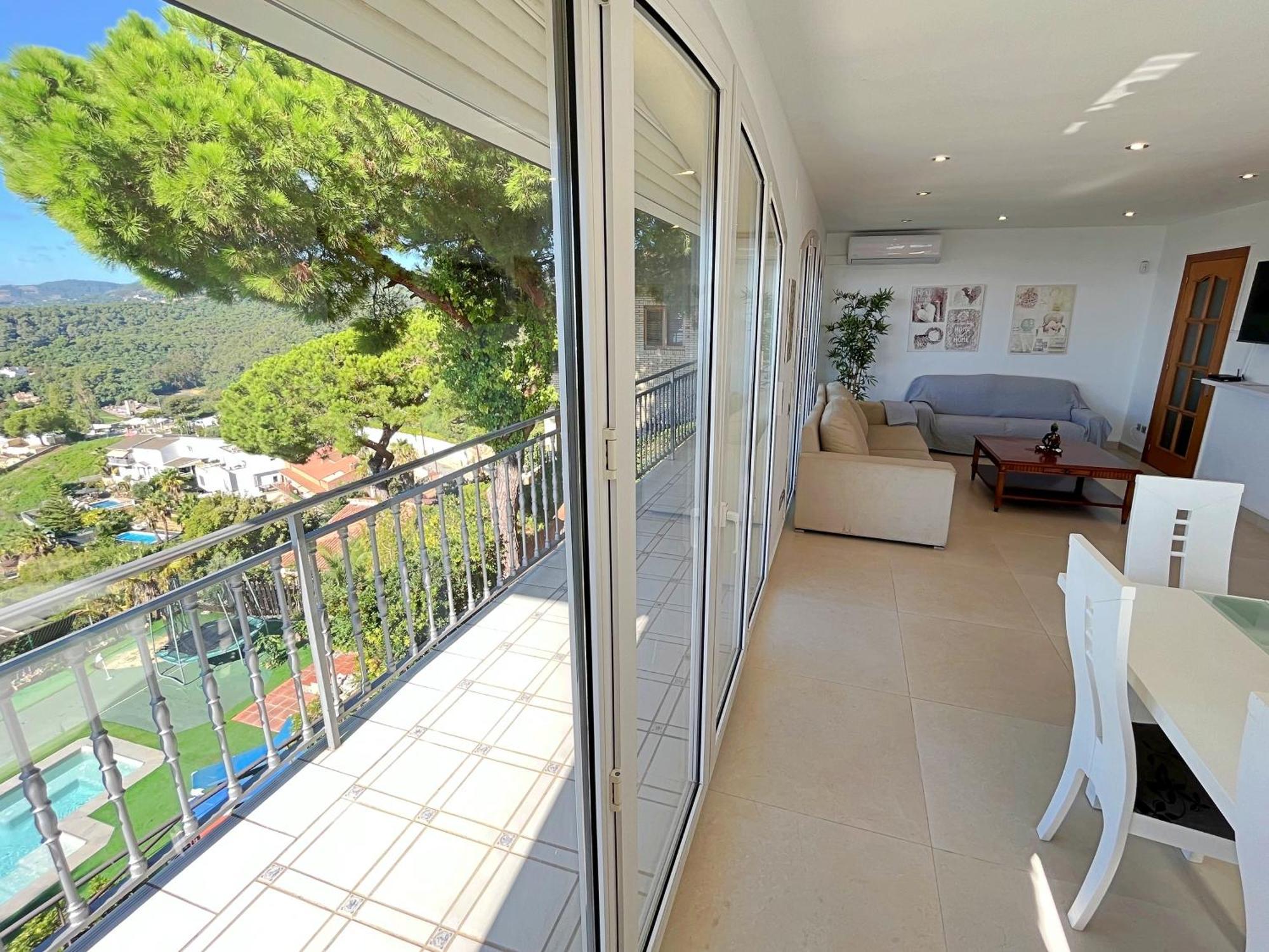 Villa Con Piscina Privada Climatizada 29ºc Santa Susanna Buitenkant foto